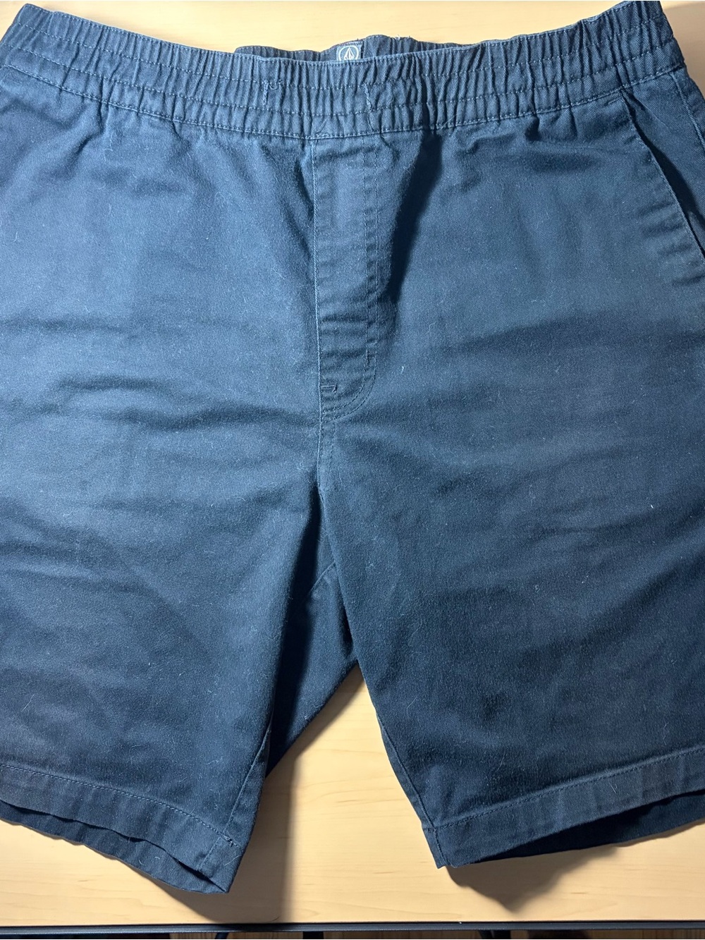 Volcom Men's Frickin’ Elastic-Waist Flat Front Shorts - Black *4 FOR $55*